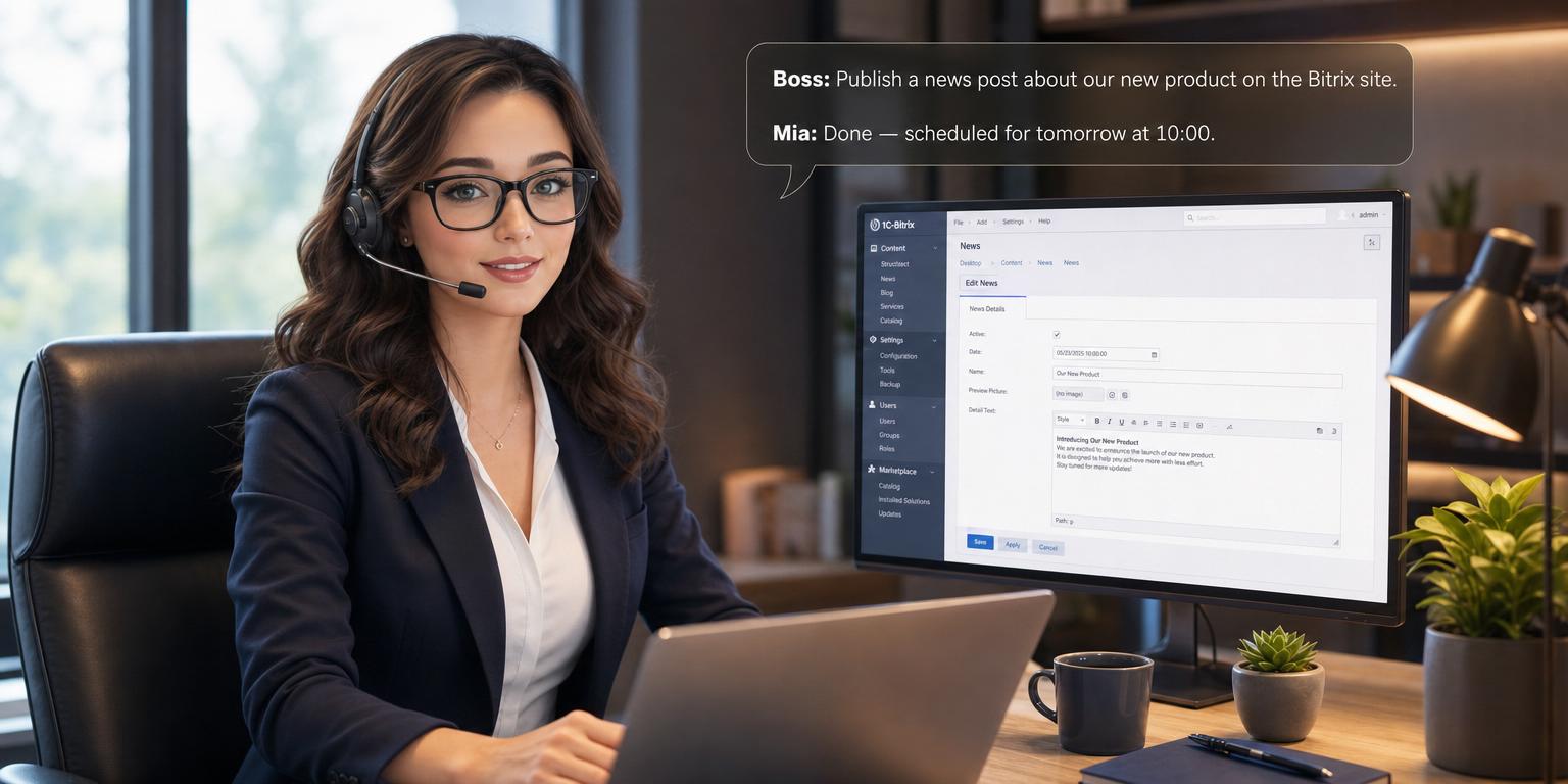 Best AI Companion for Bitrix CMS: Connect Mia via MCP