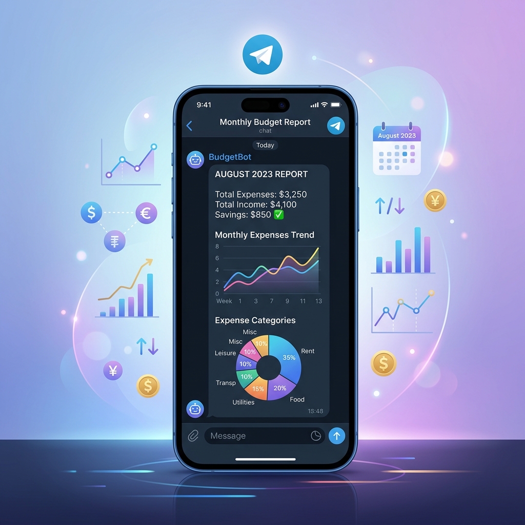 Monthly Budget Report in Telegram: One Command, Full Picture