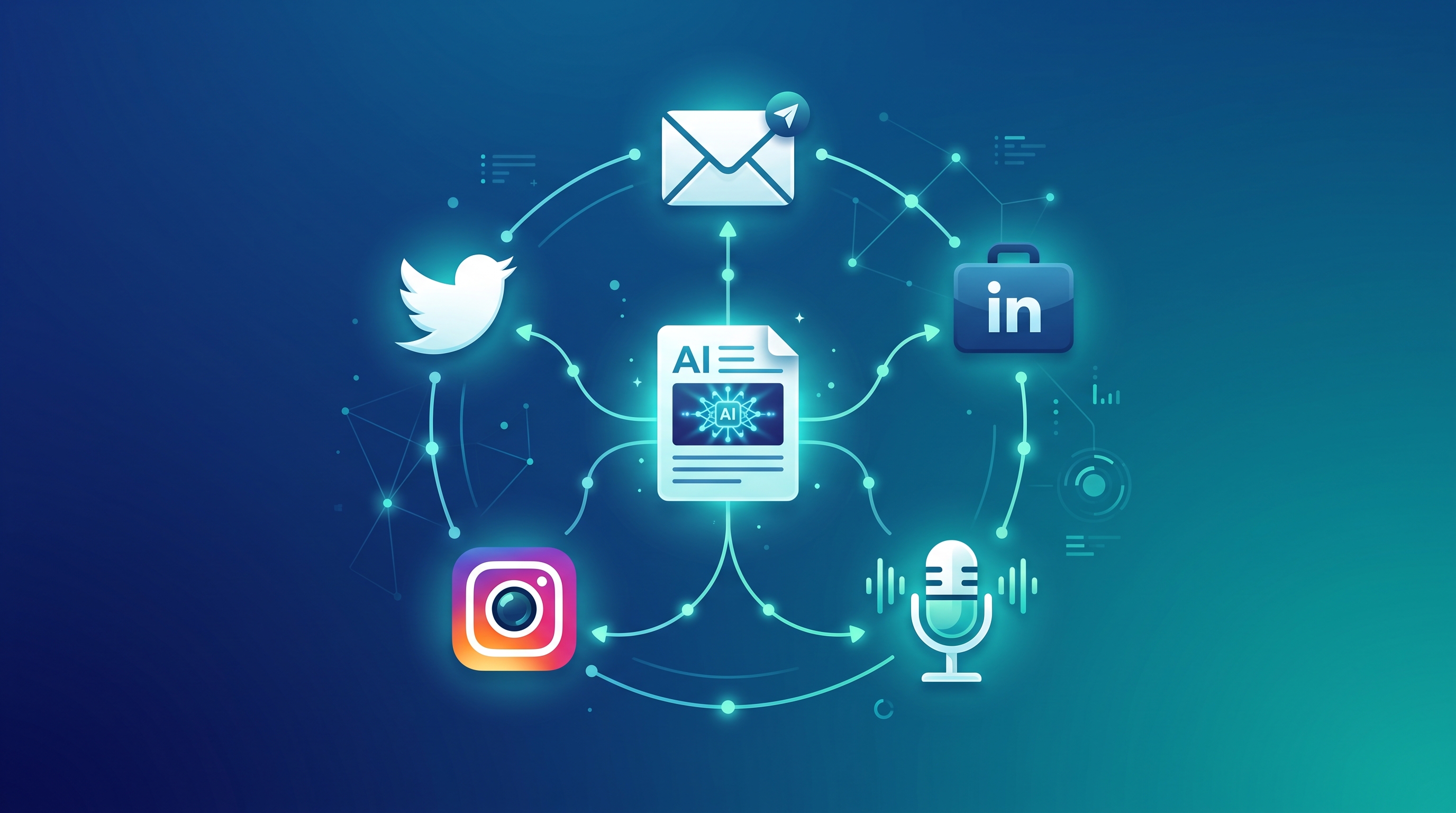 One Post → Five Formats: Repurposing Content with AI Assistant