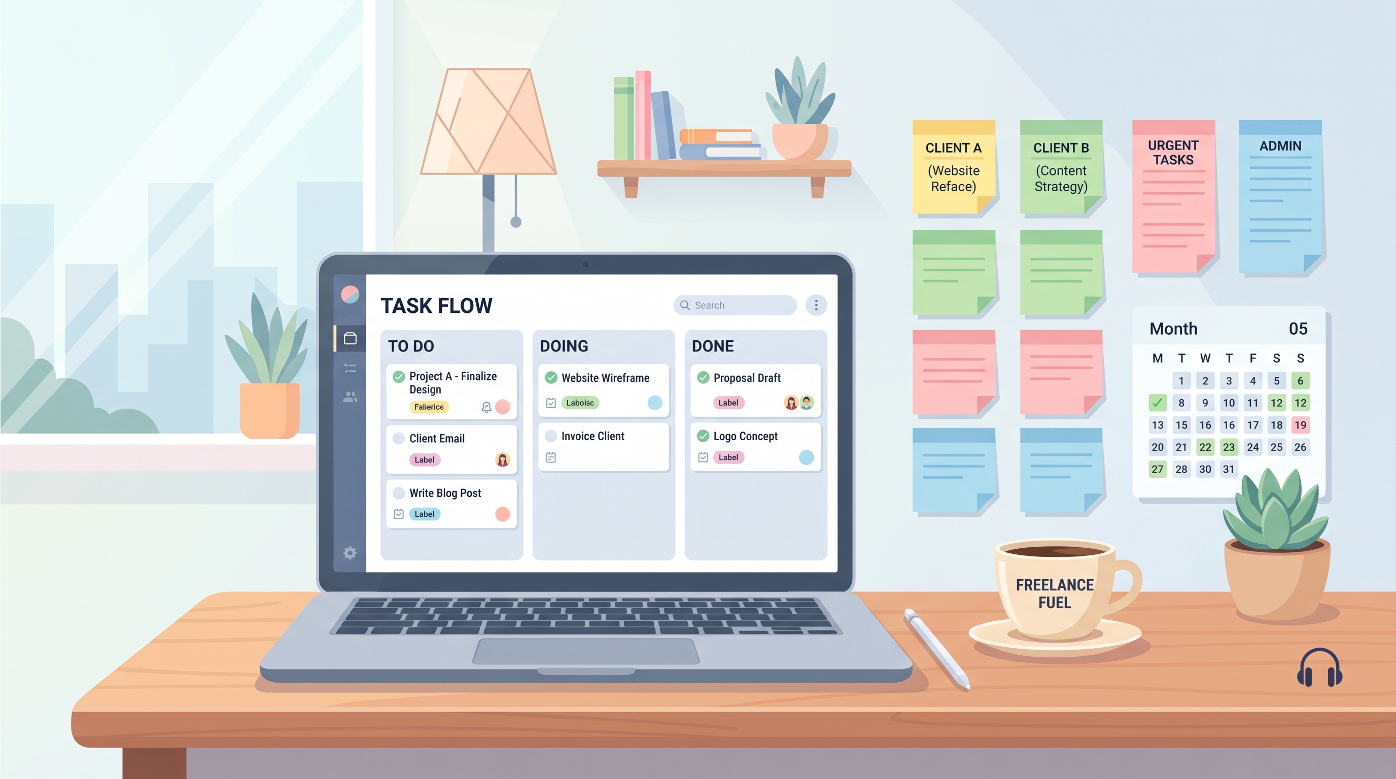 Personal Task Manager for Freelancers: Stay on Top of Every Client and Deadline